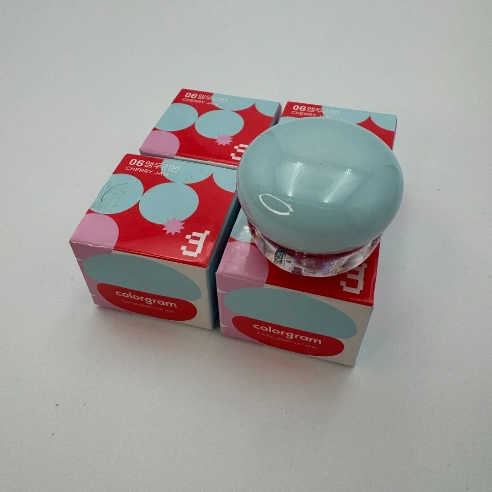Colorgram Tintin Dory Lip Jam 06 Cherry Jam Kbeauty Set Of 4 NIB